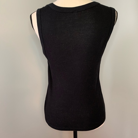 Black ribbed tank top from BP - Picture 4 of 6